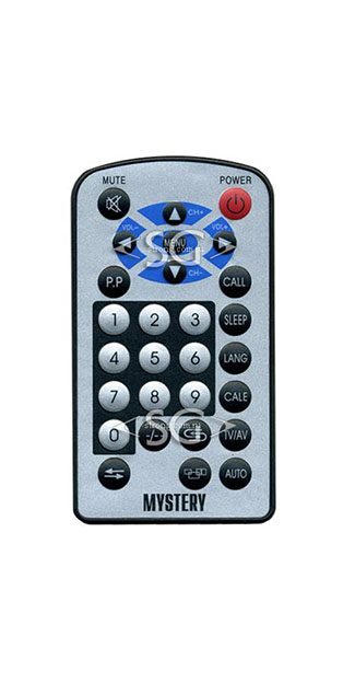 Пульт дистанционного управления для MYSTERY MTV 770 , MTV 970 (CAR TV) на замену MTV 720 (885,920,1025) (CAR TV) /orig./